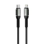 Kabel TYP-C - iPhone Lightning 0.5m Forcell C259 czarny 27W