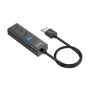Adapter HUB USB 4xUSB HOCO HB25 czarny