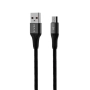 Kabel USB micro 1m czarny VIDVIE CB4038 3A