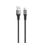 Kabel USB TYP C 2m czarny VIDVIE CB4038 3A