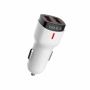 Ładowarka samochodowa 2xUSB 2.4A + kabel iPhone Lightning VIDVIE CC06 biała