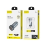 Ładowarka samochodowa USB-C PD + 1xUSB QC 3.0 30W FONENG C16 szara