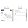 Ładowarka sieciowa USB-C PD 20W JELLICO AK180 biała + kabel Typ C - Typ C biała